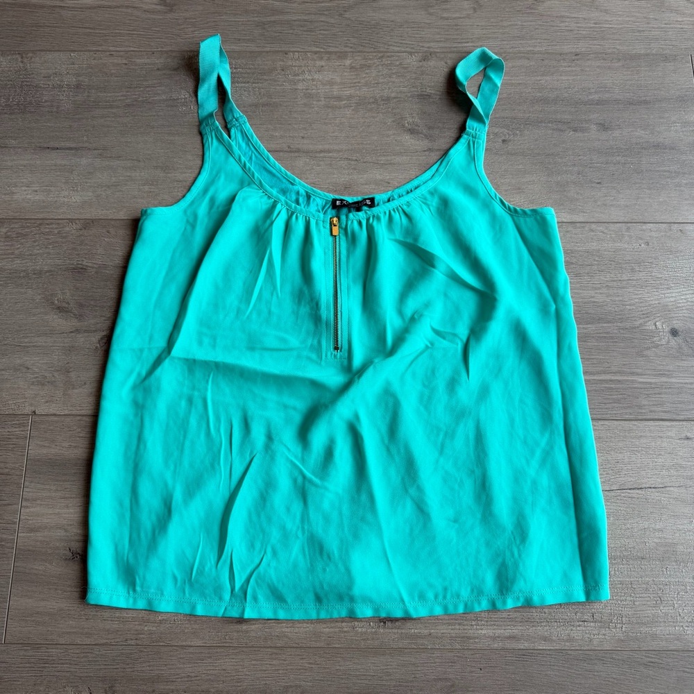 EUC Express tank top - size small - turquoise